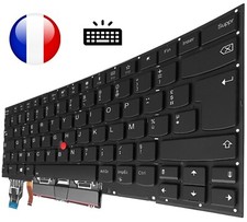Clavier Français AZERTY pour LENOVO ThinkPad X1 Carbon Gen7 20QD 20QE 20R1 20R2