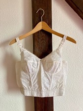 Linge ancien : Soutien-gorge Simone Pérèle vintage années 60 - bonnets en pointe