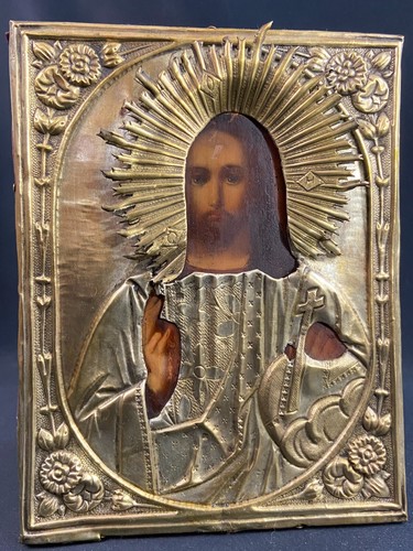 Icône russe christ - icône, au