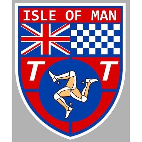Isle man sticker - tt,