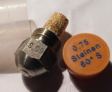 BUSE GICLEUR de BRULEUR CHAUDIERE fuel QUALITE usa STEINEN 0.75 60°S 60S fioul