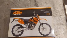 Manuel d'utilisation 2003 KTM 625 SXC en français anglais allemand espagnol ital