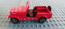NOREV JEEP FIRE BRIGADE 1/64 Camion pompiers miniature