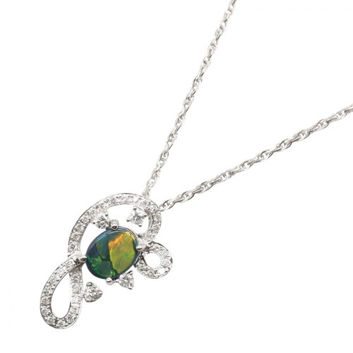 Bijoux collier diamant - bijoux, opale