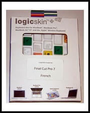 LOGICKEYBOARD LOGICSKIN MACBOOK UNIBODY AIR 13" 2008-2011 FINAL CUT PRO 7 AZERTY