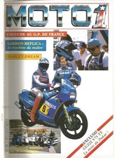 MOTO 1 N°30 GUZZI V75 TT / COMP. SCOOTERS / SARRON-REPLICA / COLUCHE & GP FRANCE