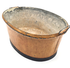 Ancienne bassine ovale - bassine,