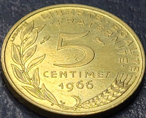 1966 france centimes 1st - 5,