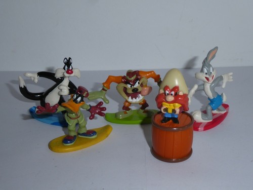Lot 5 figurines looney - n°2,