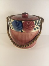Antique Biscuit Cookie Jar