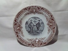 Ancienne assiette parlante en
