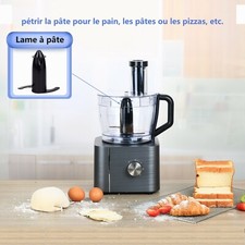 Robot de cuisine 11 en 1 Litres Multifonctionnel Mélangeur et Pétrin 3.2L+1.5L