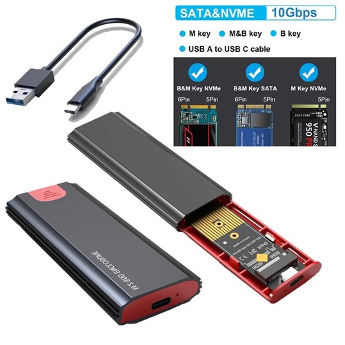 Boîtier ssd nvme sata - ssd,