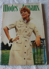 MODES ET TRAVAUX N°880 de 04/1974 Mode Couture Tricot Poupée Crochet Modèles