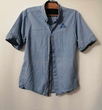 Chemisette bleue coton organic ajustée T40 (4412018)