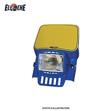 Plaque phare CE MOTO RECTANGLE BLEU