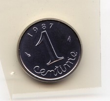 ---1 Centime Epi 1987 scellée