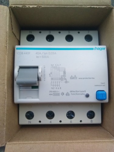 Hager cdb440f interrupteur - cdb440f,