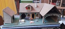 Supet Lot 18 Ferme Chateau Fort Ranch starlux Jouet Ancien Soldat Miniature