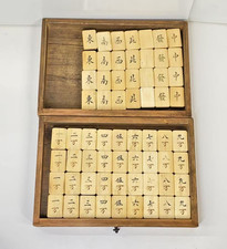 Ancien jeu de mahjong carreaux