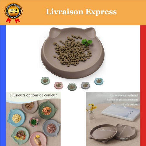 Gamelle silicone pour chat - silicone,
