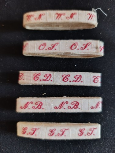 Lot ancien ruban initiale - ancien,
