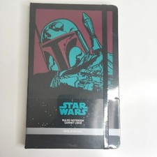 RARE Sealed Moleskine Star Wars Boba Fett Ruled Notebook  Mandalorian Disney