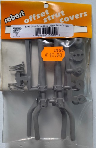 Scale main gear offset strut