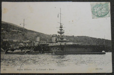 Carte postale  Marine militaire  Cuirassé   "Bouvet "