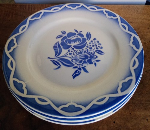 Lot assiettes plates en - 6,