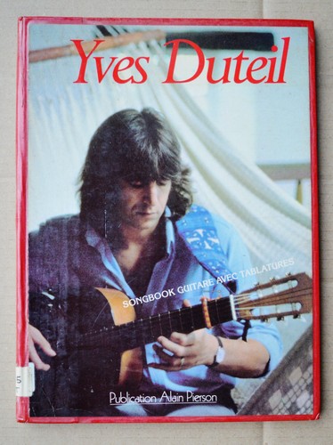 Yves duteil songbook - yves,