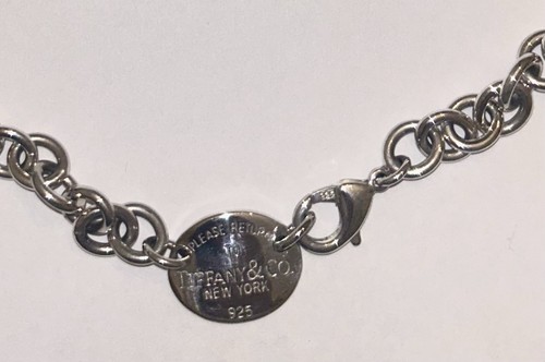 Collier tiffany and - co, argent