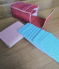 Lot De 2 Anciens jeu de cartes GRIMAUD BP Paris bords argentés complet 