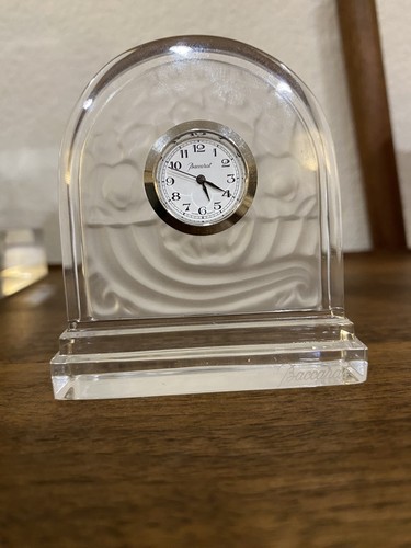 Baccarat pendulette blanc tbe - baccarat,