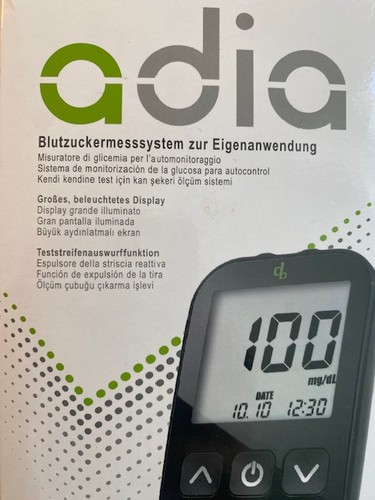 Adia glucomètre xgm 103a - xgm-103a, noir