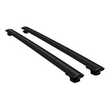 Barres de Toit BASIC pour Audi A6 Avant 2001-2005 Noir Aluminium 2 Barres