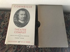 LA PLÉIADE      CORNEILLE     THÉÂTRE COMPLET   I      1961