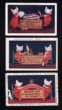 SUNBONNET TWINS - LOT 6 POSTCARDS 1906/08 - COPYRIGHT ULLMAN - 22