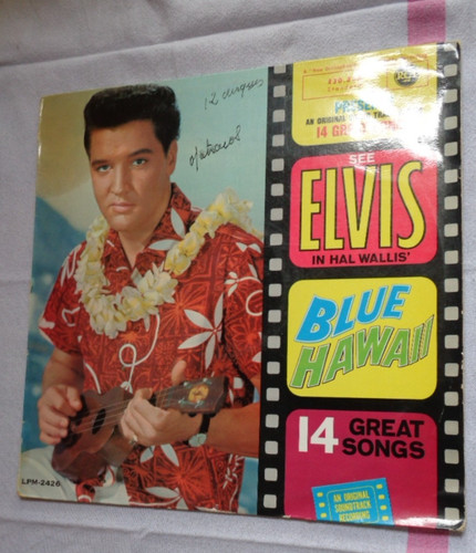33t elvis presley blue - -,
