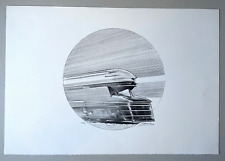 SCHUITEN - RARE Lithographie Dernier Train Supplémentaire -Signée- A. Beaulet ed