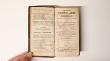 Ancien Livre Formulaire