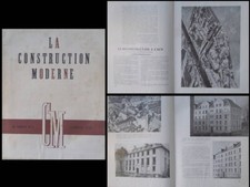 CONSTRUCTION MODERNE n°2 et 3 1950 RECONSTRUCTION CAEN