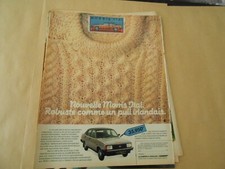 Publicité 1981  Advertising Nouvelle Morris Ital robuste comme un pull Irlandais