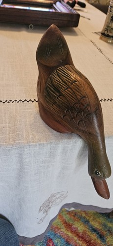 Canard bois sculpté - canard, en