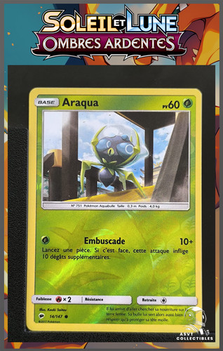 Carte pokémon araqua - pokémon,