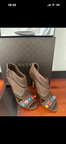 Sandale ouvert talon gucci - sandale,