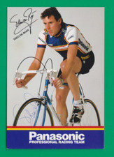 CYCLISME carte cycliste THEO DE ROOY équipe PANASONIC 1986 Signée