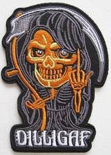 AUFNÄHER   PATCH    TOTENKOPF SKULL   HARLEY   BIKER - Ref.126
