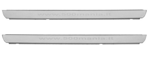 Paire moulures seuil acier - paire,