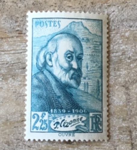 Timbre france paul cézanne - timbre,